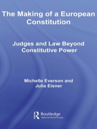 Imagen de portada: The Making of a European Constitution 1st edition 9780415439053