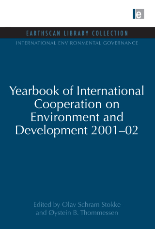Cover image: Yearbook of International Cooperation on Environment and Development 2001-02 1st edition 9781849710558