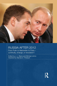 Cover image: Russia after 2012 1st edition 9781138956520