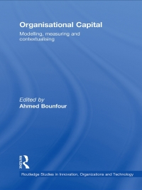 Cover image: Organisational Capital 1st edition 9780415761901