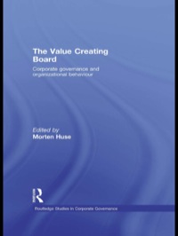 صورة الغلاف: The Value Creating Board 1st edition 9780415578493