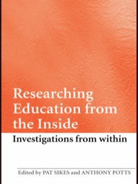 Imagen de portada: Researching Education from the Inside 1st edition 9780415435932