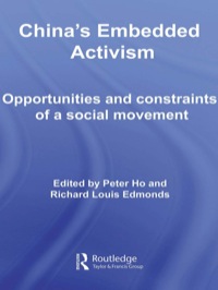 Cover image: China's Embedded Activism 1st edition 9780415512688