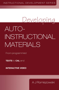 Cover image: Developing Auto-instructional Materials 1st edition 9781850912811