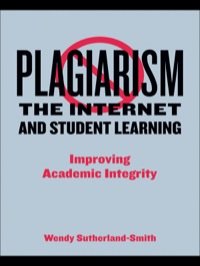 Cover image: Plagiarism, the Internet, and Student Learning 1st edition 9780415432924