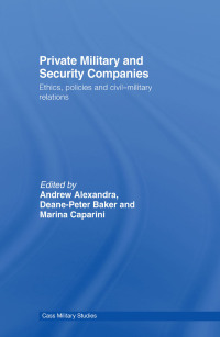 Cover image: Private Military and Security Companies 1st edition 9780415570305