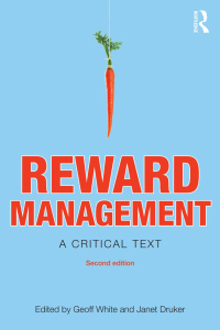 Cover image: Reward Management 2nd edition 9780415431880