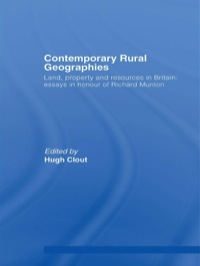 Imagen de portada: Contemporary Rural Geographies 1st edition 9781138010642