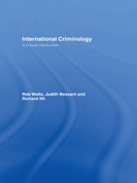 表紙画像: International Criminology 1st edition 9780415431781