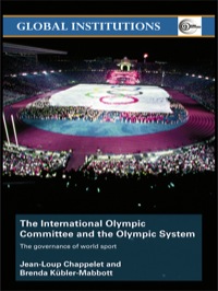 Imagen de portada: The International Olympic Committee and the Olympic System 1st edition 9780203893173