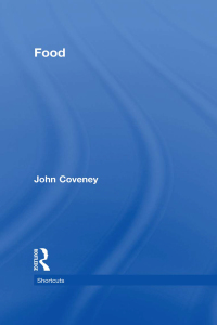 Cover image: Food 1st edition 9780415524452
