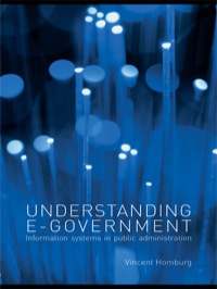 Cover image: Understanding E-Government 1st edition 9780415430937