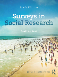 Cover image: Surveys In Social Research 6th edition 9781742370453