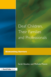 Imagen de portada: Deaf Children and Their Families 1st edition 9781853463549