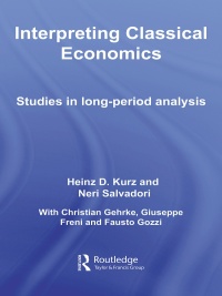 Cover image: Interpreting Classical Economics 1st edition 9780415428804