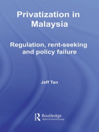 Titelbild: Privatization in Malaysia 1st edition 9780415545372