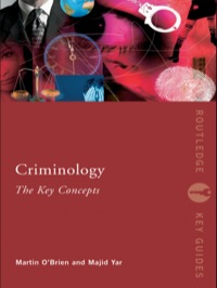 Cover image: Criminology: The Key Concepts 1st edition 9780415427937