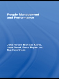 表紙画像: People Management and Performance 1st edition 9780415427807