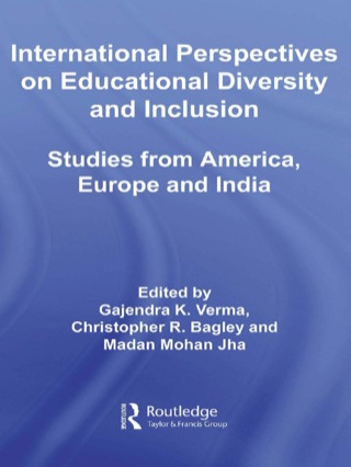Cover image: International Perspectives on Educational Diversity and Inclusion 1st edition 9780415427784