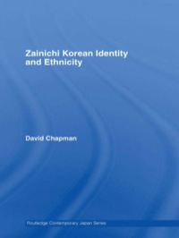 表紙画像: Zainichi Korean Identity and Ethnicity 1st edition 9780415426374