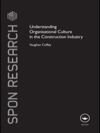 Imagen de portada: Understanding Organisational Culture in the Construction Industry 1st edition 9781138861343