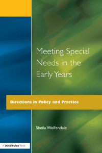 Omslagafbeelding: Meeting Special Needs in the Early Years 1st edition 9781138420243
