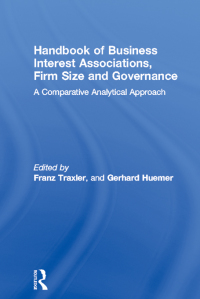 Imagen de portada: Handbook of Business Interest Associations, Firm Size and Governance 1st edition 9780415424660