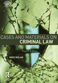 Cover image: Cases & Materials on Criminal Law 2nd edition 9780415424615