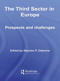 Immagine di copertina: The Third Sector in Europe 1st edition 9780415620338