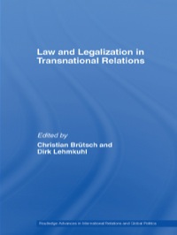 Imagen de portada: Law and Legalization in Transnational Relations 1st edition 9780415423281
