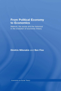 Cover image: From Political Economy to Economics 1st edition 9780415423229