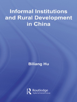 Cover image: Informal Institutions and Rural Development in China 1st edition 9780415421775