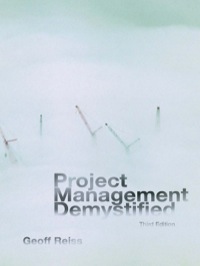 Cover image: Project Management Demystified 3rd edition 9780415421638