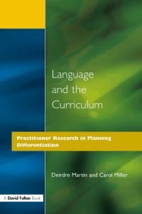 Cover image: Language and the Curriculum 1st edition 9781138159105