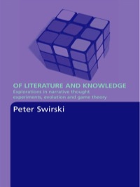 Cover image: Of Literature and Knowledge 1st edition 9780415420594