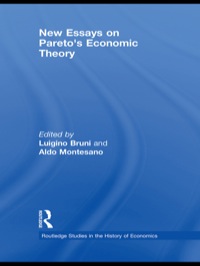 Titelbild: New Essays on Pareto’s Economic Theory 1st edition 9780415469753