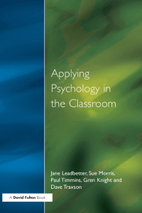 Titelbild: Applying Psychology in the Classroom 1st edition 9781138165632