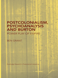 Cover image: Postcolonialism, Psychoanalysis and Burton 1st edition 9780415541978