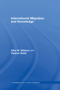 Imagen de portada: International Migration and Knowledge 1st edition 9780415761840