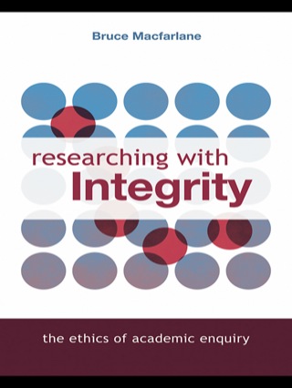 Imagen de portada: Researching with Integrity 1st edition 9780415429047