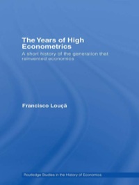 Titelbild: The Years of High Econometrics 1st edition 9780415419741