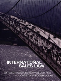 Imagen de portada: International Sales Law 1st edition 9780415419642