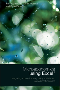 صورة الغلاف: Microeconomics using Excel 1st edition 9780415417860