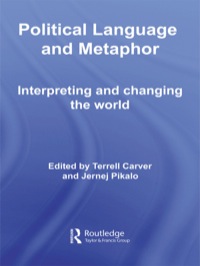 Imagen de portada: Political Language and Metaphor 1st edition 9780415417358