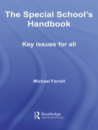 Cover image: The Special School's Handbook 1st edition 9780415416863