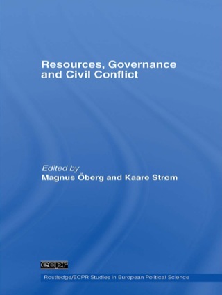 Imagen de portada: Resources, Governance and Civil Conflict 1st edition 9780415416719