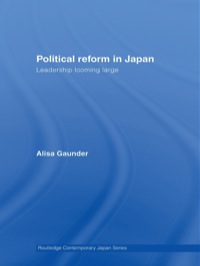 Imagen de portada: Political Reform in Japan 1st edition 9780415415903