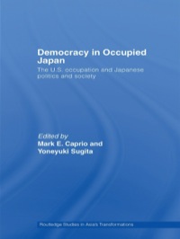 Titelbild: Democracy in Occupied Japan 1st edition 9780415415897