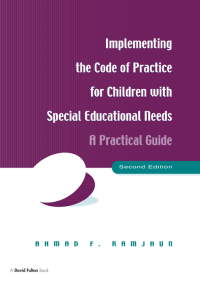 صورة الغلاف: Implementing the Code of Practice for Children with Special Educational Needs 1st edition 9781138166189