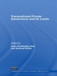 Omslagafbeelding: Transnational Private Governance and its Limits 1st edition 9780415664240